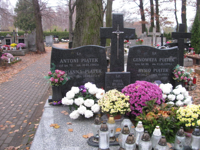 Grób Antoni Piątek